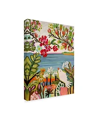 Karen Fields Birds in the Garden Ii Canvas Art - 20" x 25"