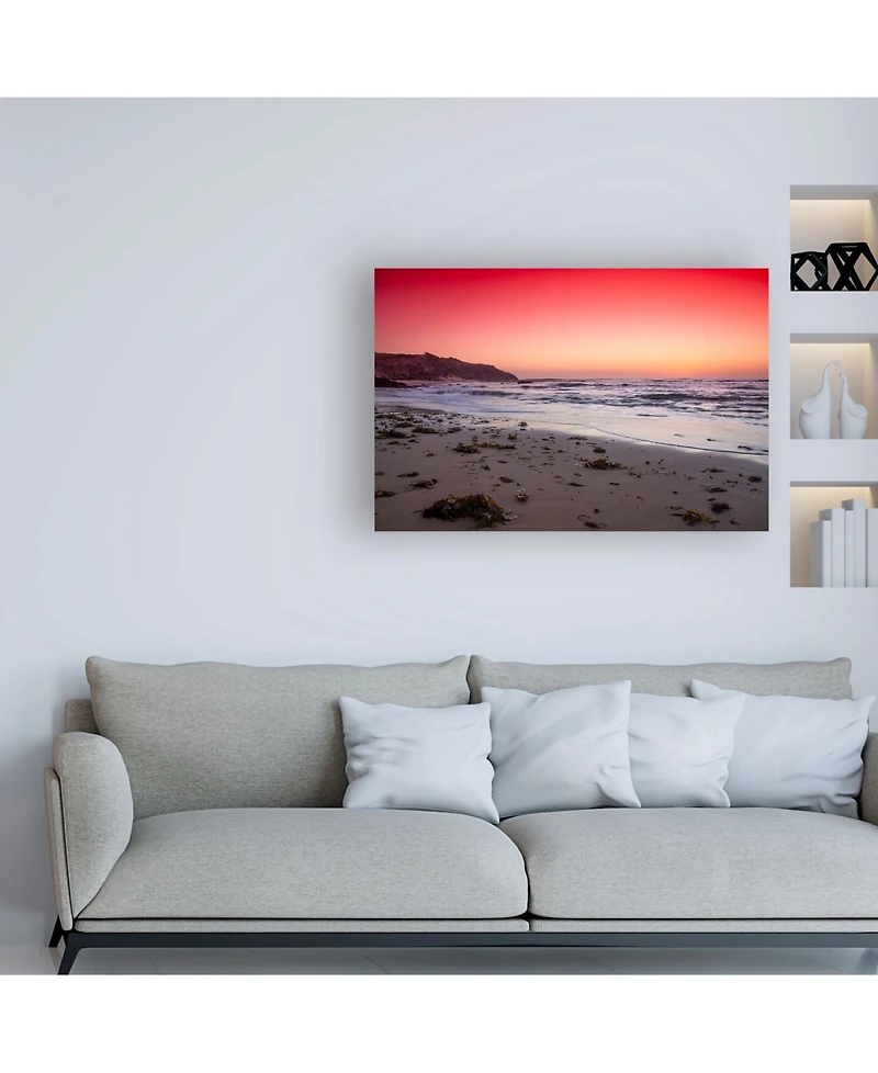 Beata Czyzowska Young Bc Red Sunrise Canvas Art - 27" x 33.5"