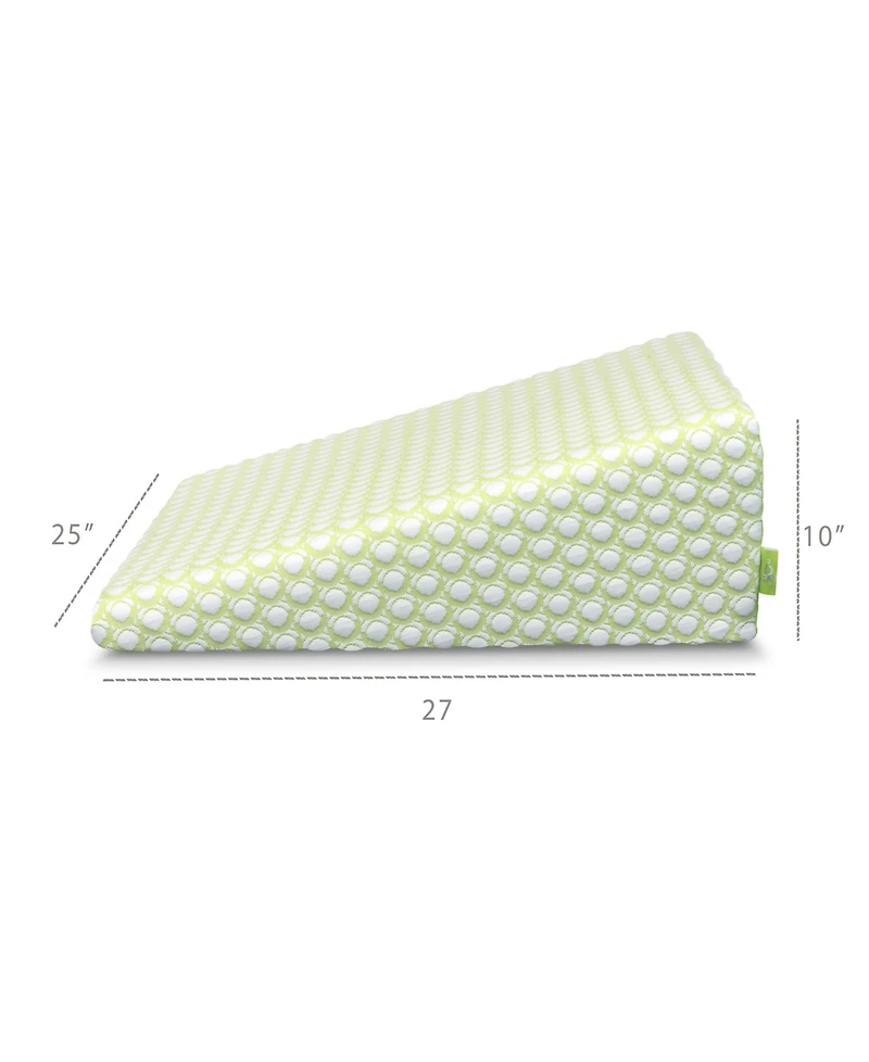 Rio Home Fashions Sleep Yoga 10" Memory Foam Bed Wedge Pillow