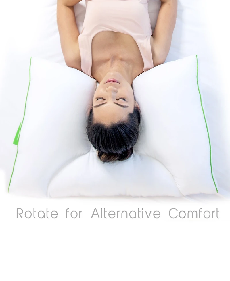 Rio Home Fashions Sleep Yoga Dual Sleep Neck Pillow