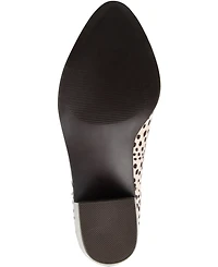 Journee Collection Women's Lola Cut Out Stacked Heel Dress Booties