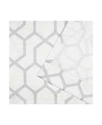 Nicole Miller Hexa Geometric Print Hidden Tab Top Curtain Panel Pair, 54" X 96"