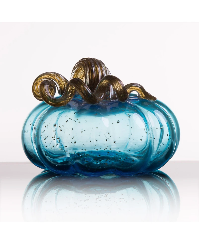 Glitzhome Glass Pumpkin