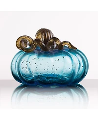 Glitzhome Glass Pumpkin