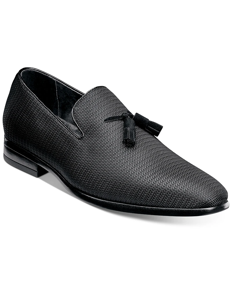 Stacy Adams Men's Tazewell Plain Toe Tassel Slip-on Loafer
