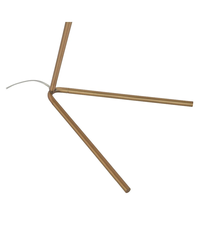 Hudson & Canal Markos Floor Lamp In Brass