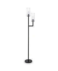 Basso Floor Lamp with Double Torchiere