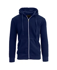 Galaxy By Harvic Men's Full Zip Fleece Hooded Sweatshirt