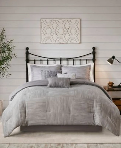Madison Park Walter Seersucker 7 Pc. Comforter Sets