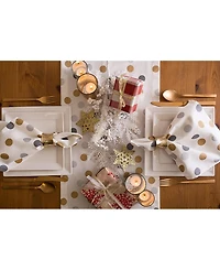 Design Imports Metallic Confetti Table Runner