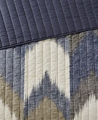 Ink+Ivy Alpine Chevron Stripe 3-Pc. Quilt Set, King/California King
