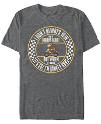 Nintendo Men's Mario Kart It's Cuz I'M Donkey Kong Short Sleeve T-Shirt