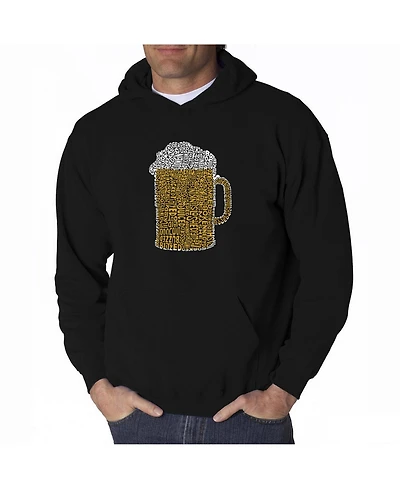 La Pop Art Men's Word Hooded Sweatshirt - Slang Terms For Being Wasted