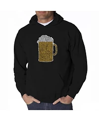 La Pop Art Men's Word Hooded Sweatshirt - Slang Terms For Being Wasted