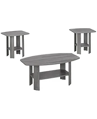 Monarch Specialties 3 Piece Table Set