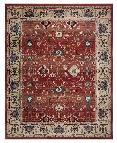 Lauren Ralph Lauren Ines LRL1293C Red and Beige 8' X 10' Area Rug