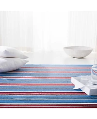 Lauren Ralph Lauren Leopold Stripe LRL2462D Royal Blue 9' X 12' Outdoor Area Rug