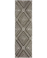 Lauren Ralph Lauren Isabella LRL6608F Charcoal 2'3" X 8' Runner Area Rug