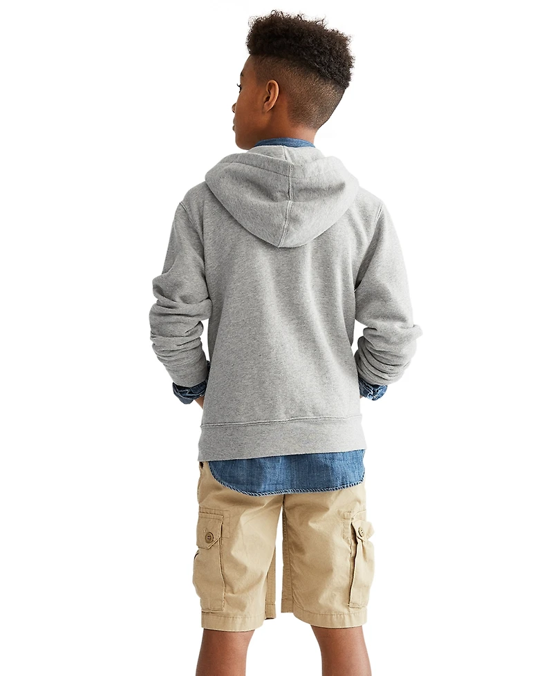 Polo Ralph Lauren Big Boys Cotton Fleece Zip Up Hoodie