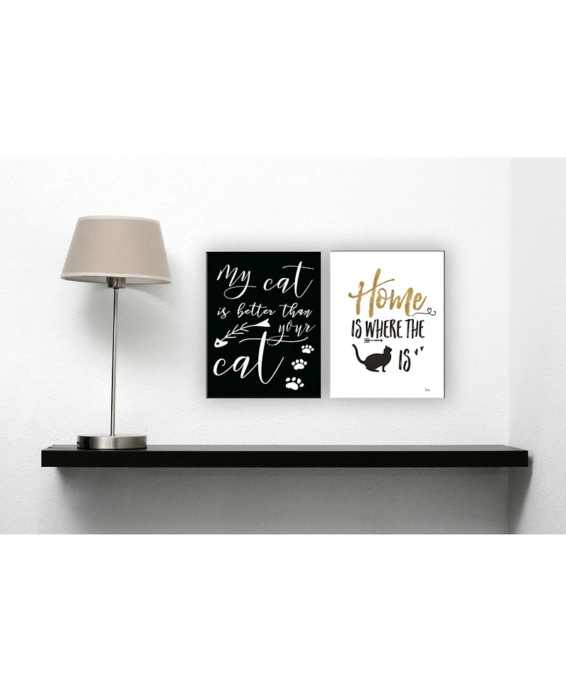 Stupell Industries Cat Lover Typography Wall Plaque Art, 10" x 15"
