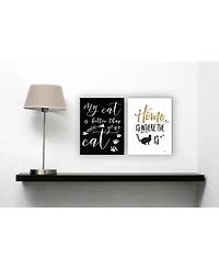 Stupell Industries Cat Lover Typography Wall Plaque Art, 10" x 15"