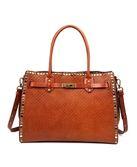 Old Trend Westland Leather Satchel Bag