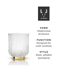 Viski Gatsby Tumblers, Set of 2, 12 Oz
