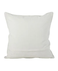 Saro Lifestyle Metallic Diamond Decorative Pillow, 18" x