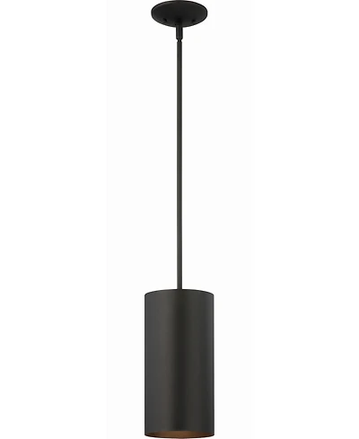 Volume Lighting 1-Light Cylinder Mini Pendant