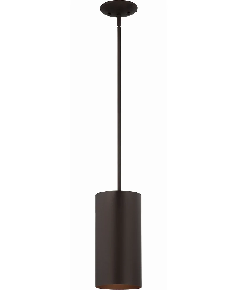 Volume Lighting 1-Light Cylinder Mini Pendant