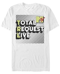 Mtv Men's Total Request Live Bubble Letters Short Sleeve T-Shirt