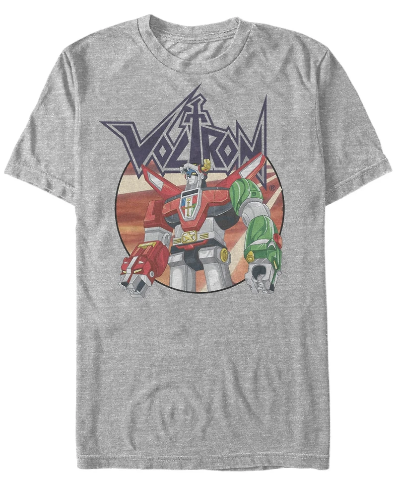 Voltron: Defender of the Universe Men's Robot Logo Short Sleeve T-Shirt