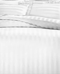 Charter Club 1.5" Stripe 550 Thread Count 100% Cotton 3-Pc. Duvet Cover Set, Full/Queen, Exclusively at Macy's