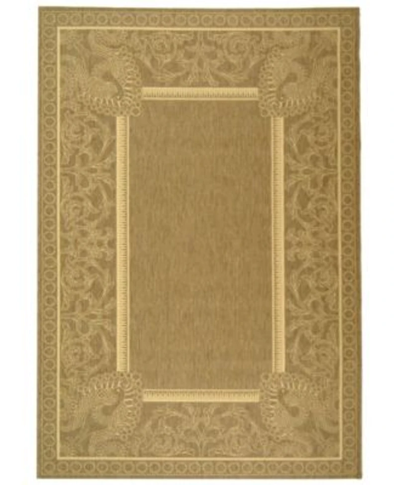 Safavieh Courtyard Cy2965 Brown Natural Outdoor Area Rug Collection