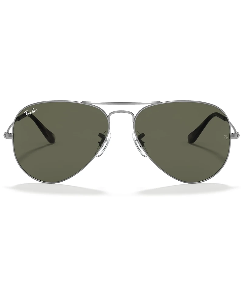 Ray-Ban Unisex Sunglasses, Aviator Large Metal RB3025