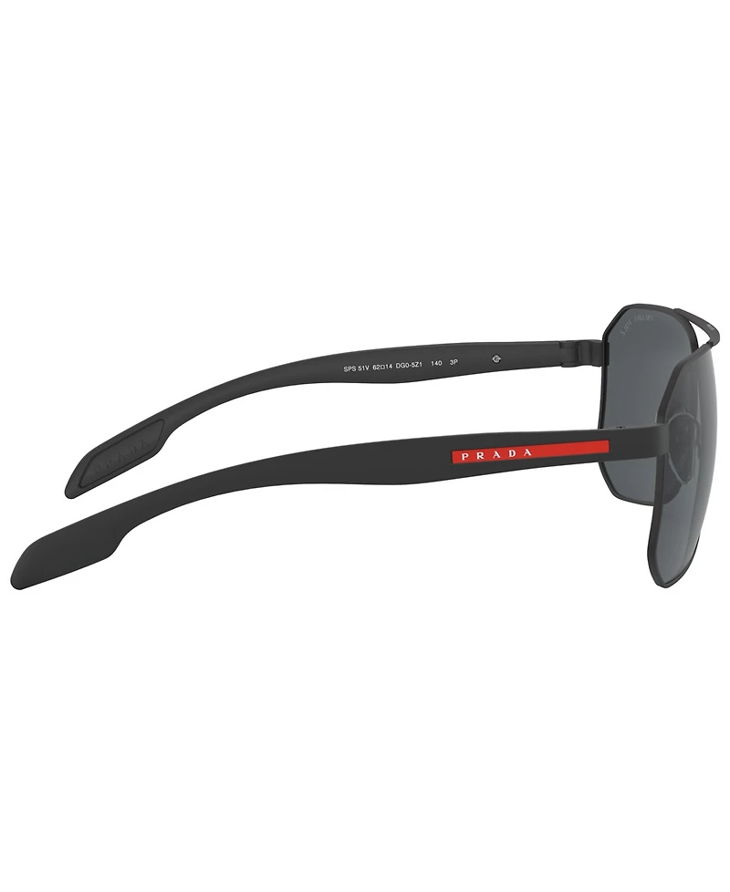 Prada Linea Rossa Men's Sunglasses, Ps 51VS 62