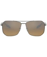 Prada Linea Rossa Men's Polarized Sunglasses, Ps 51VS 62
