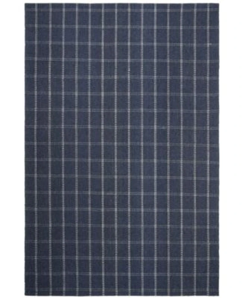 Lauren Ralph Lauren Tamworth Check Lrl6450d Navy Area Rug Collection