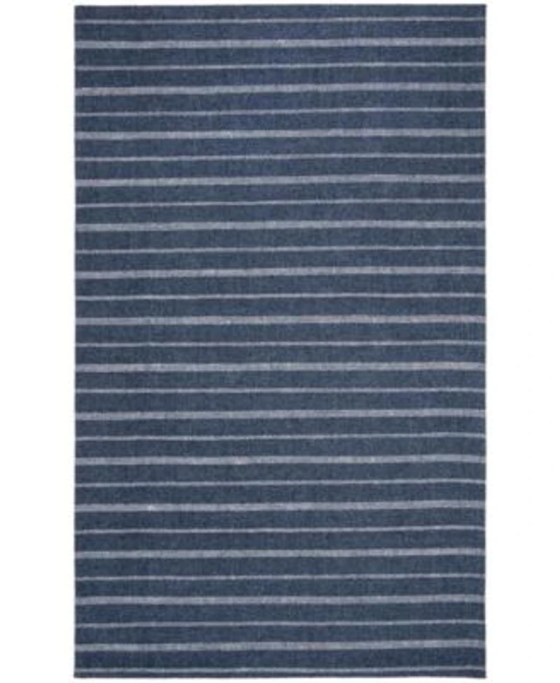 Lauren Ralph Lauren Miles Stripe Lrl6400d Navy Area Rug Collection