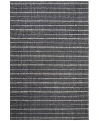 Lauren Ralph Lauren Miles Stripe Lrl6400a Charcoal Area Rug Collection