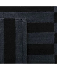 Lauren Ralph Lauren Ludlow Stripe Lrl7350e Onyx Area Rug Collection