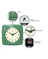 Infinity Instruments Square Wall Clock