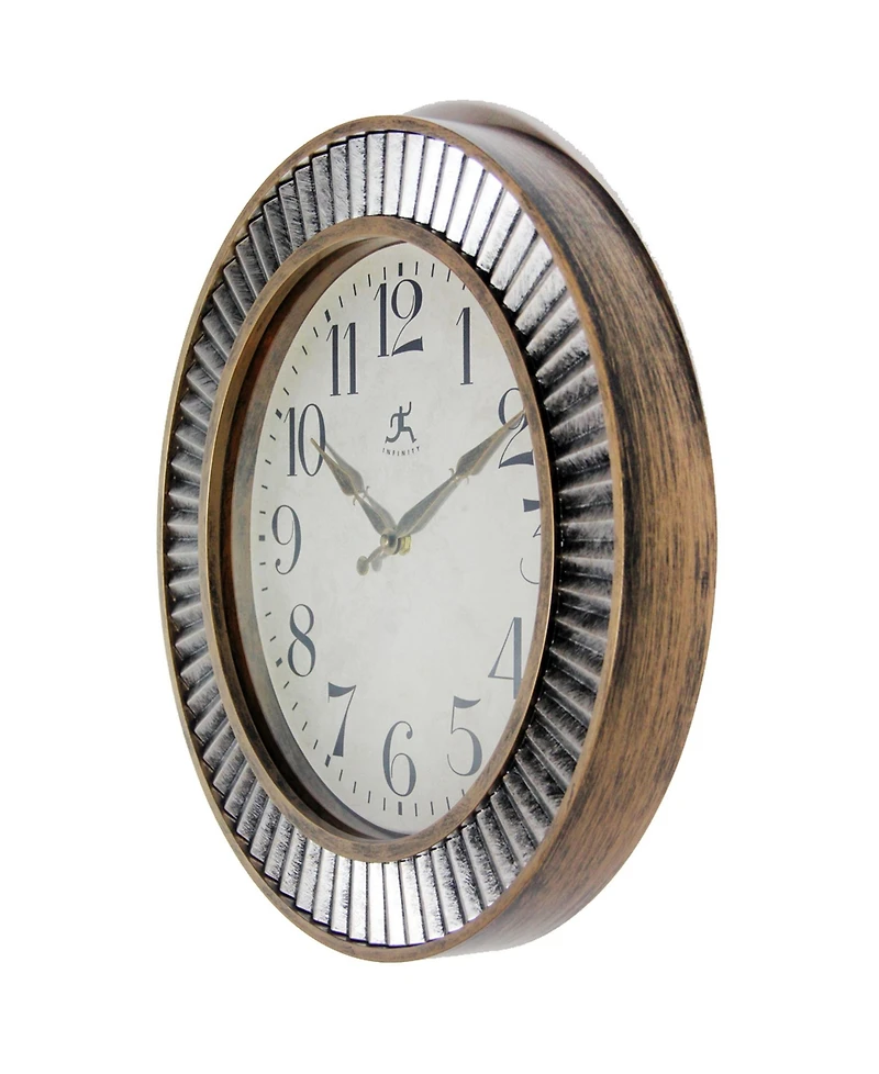 Infinity Instruments Round Wall Clock