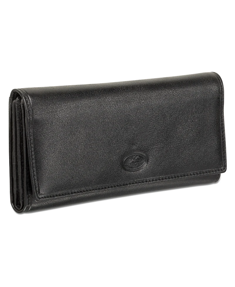 Mancini Equestrian-2 Collection Rfid Secure Trifold Wallet