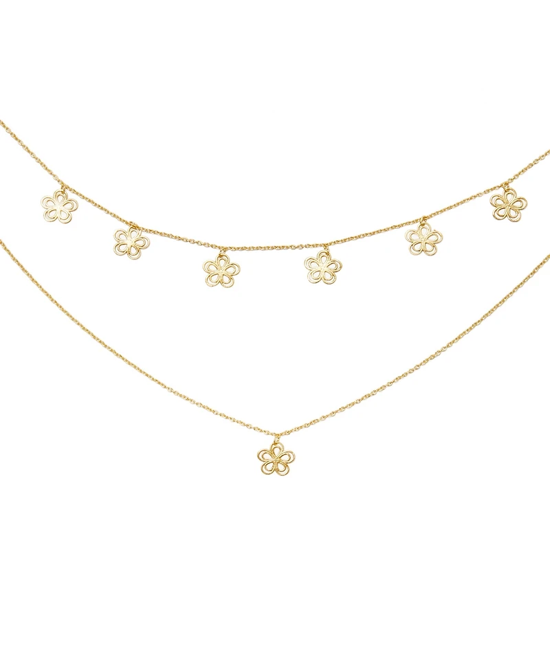 Amorcito Flower Child Layered Necklace