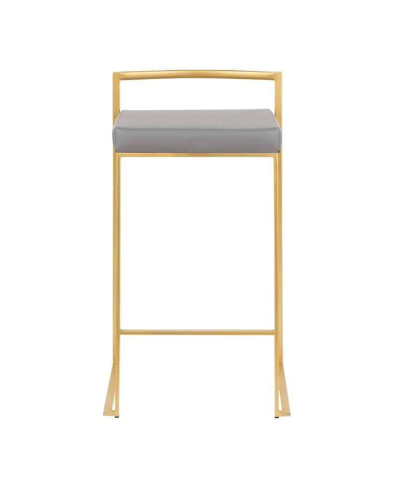 Fuji Gold Counter Stool, Set of 2