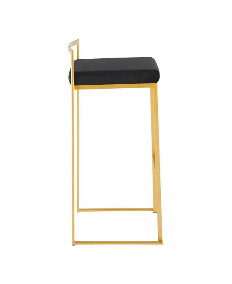 Fuji Gold Bar Stool, Set of 2