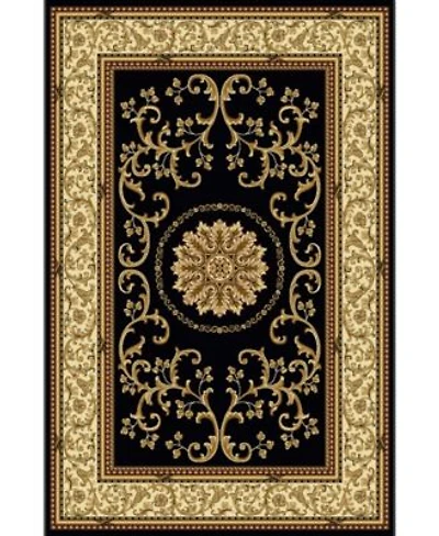 Closeout Km Home Navelli 1427 Black Area Rug Collection