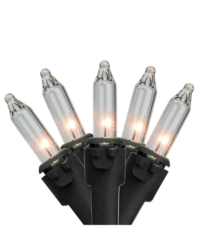 Northlight Set of Clear Mini Christmas Lights 2.5" Spacing