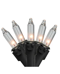 Northlight Set of Clear Mini Christmas Lights 2.5" Spacing